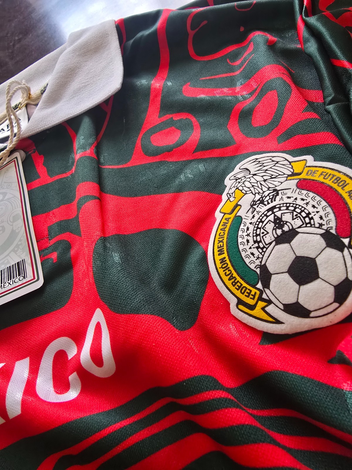 ABA Sport Mexico JERSEY Seleccion Mexicana 1998 reedicion Aba Sport Red/Green