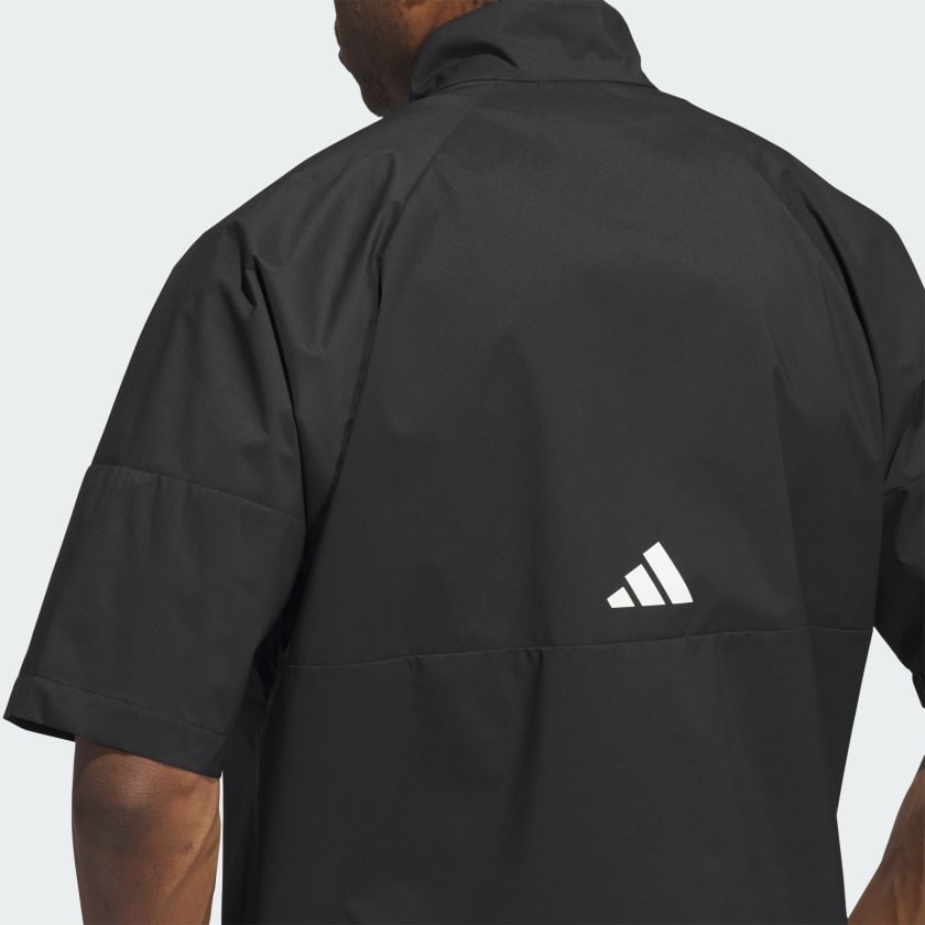 adidas men Core Provisional Short-Sleeve 1/2-Zip Jacket
