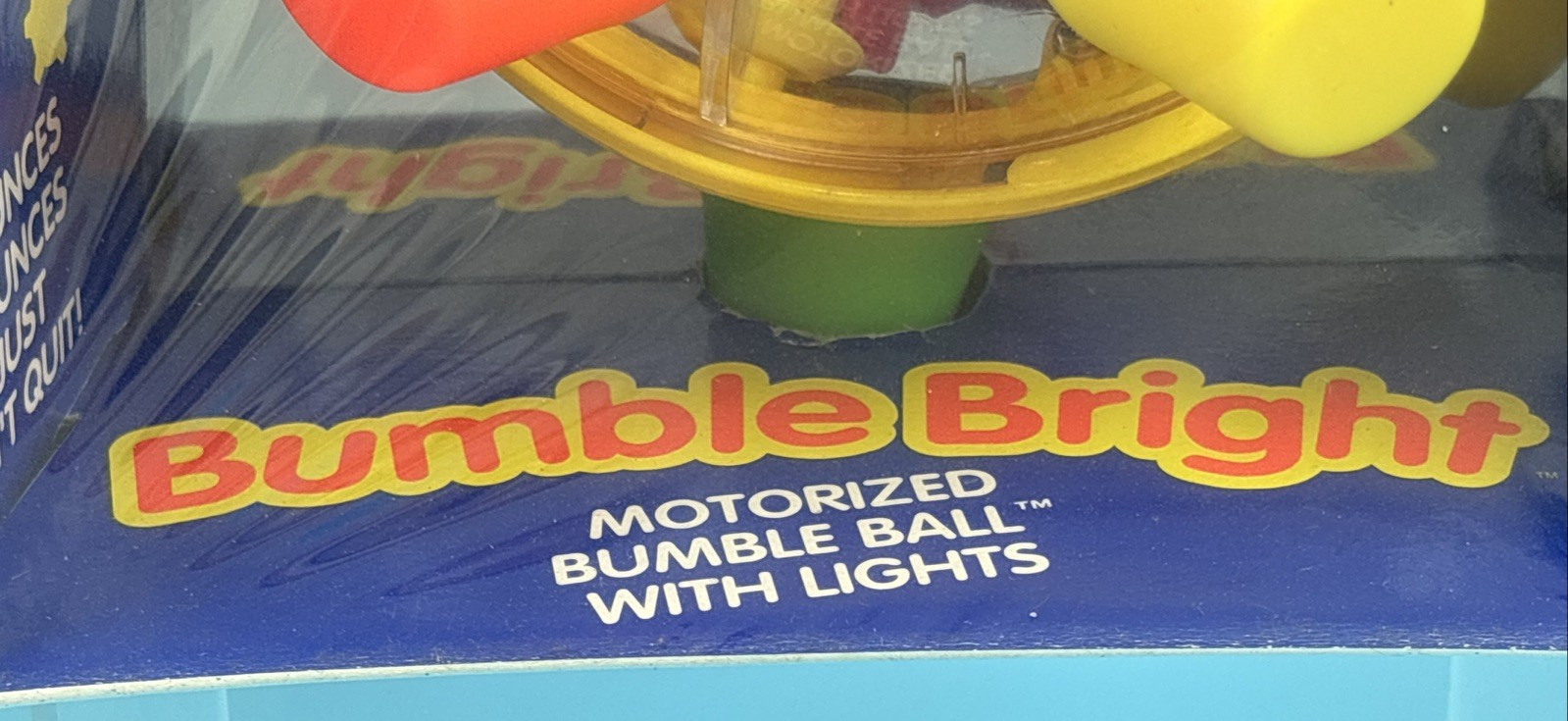 Vintage 1995 ERTL Motorized Bumble Bright New Sealed Classic Toy! Clear NIB!