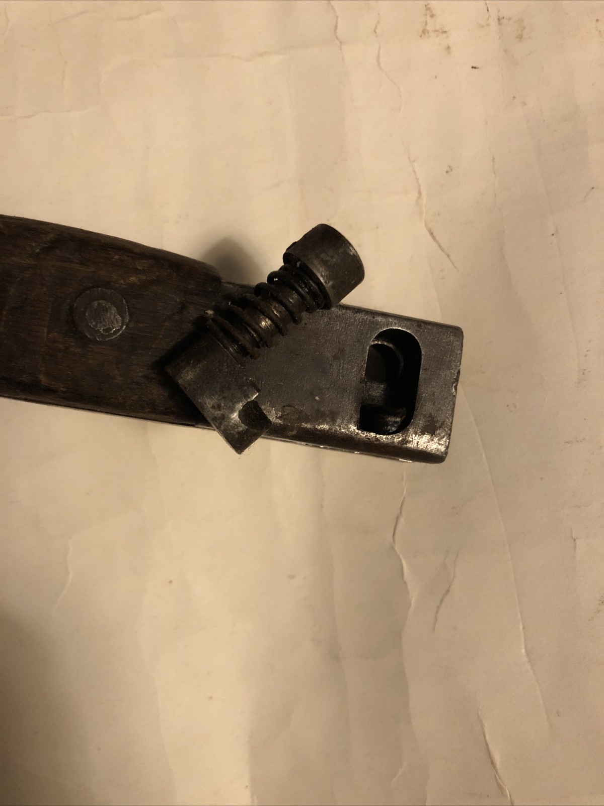 WW2 Japanese bayonet CATCH & Button Toyoda Jidoshoki SEISAKUSHO WWII Japan Part