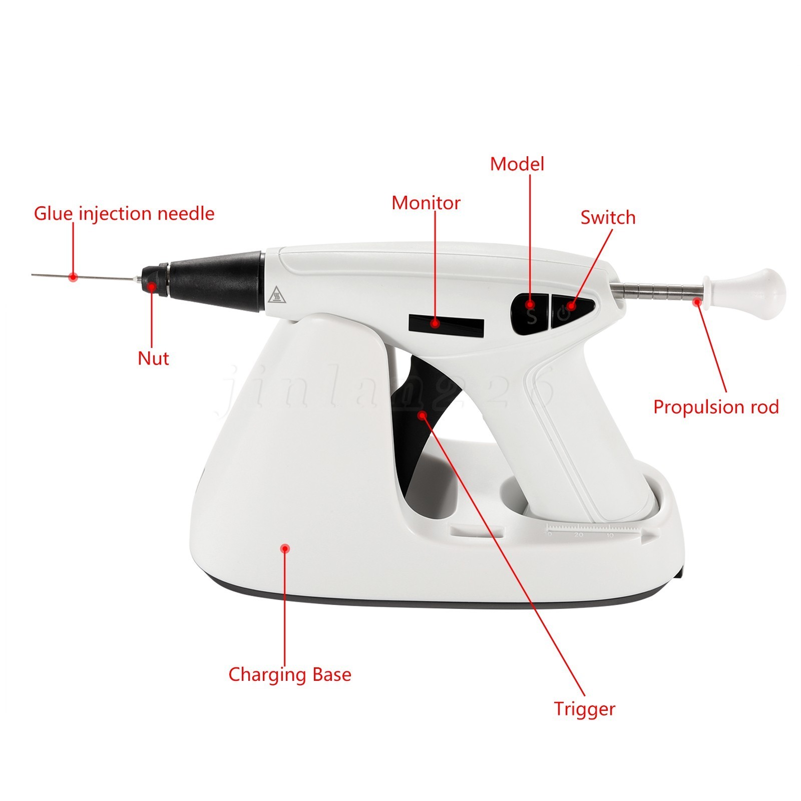 USA Dental Obturation System Gutta-percha Endodontic Heated Gun & Heated Pen
