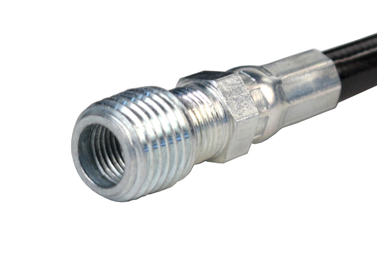 Schieffer 1/8" x 100' 4800 PSI Thermoplastic Sewer Jetter Hose & 4.0 Nozzle