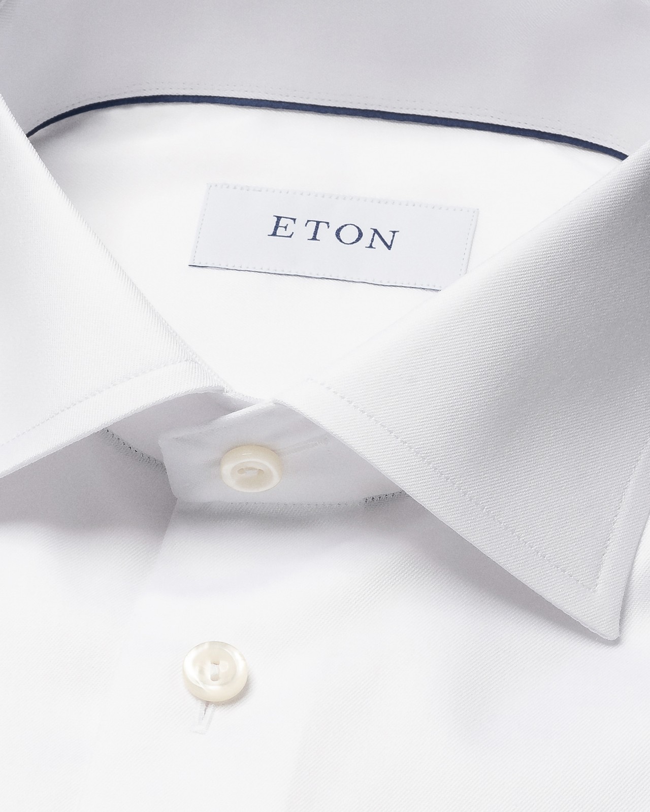 Eton Contemporary Dress Shirt White Cotton Size 41/16 New