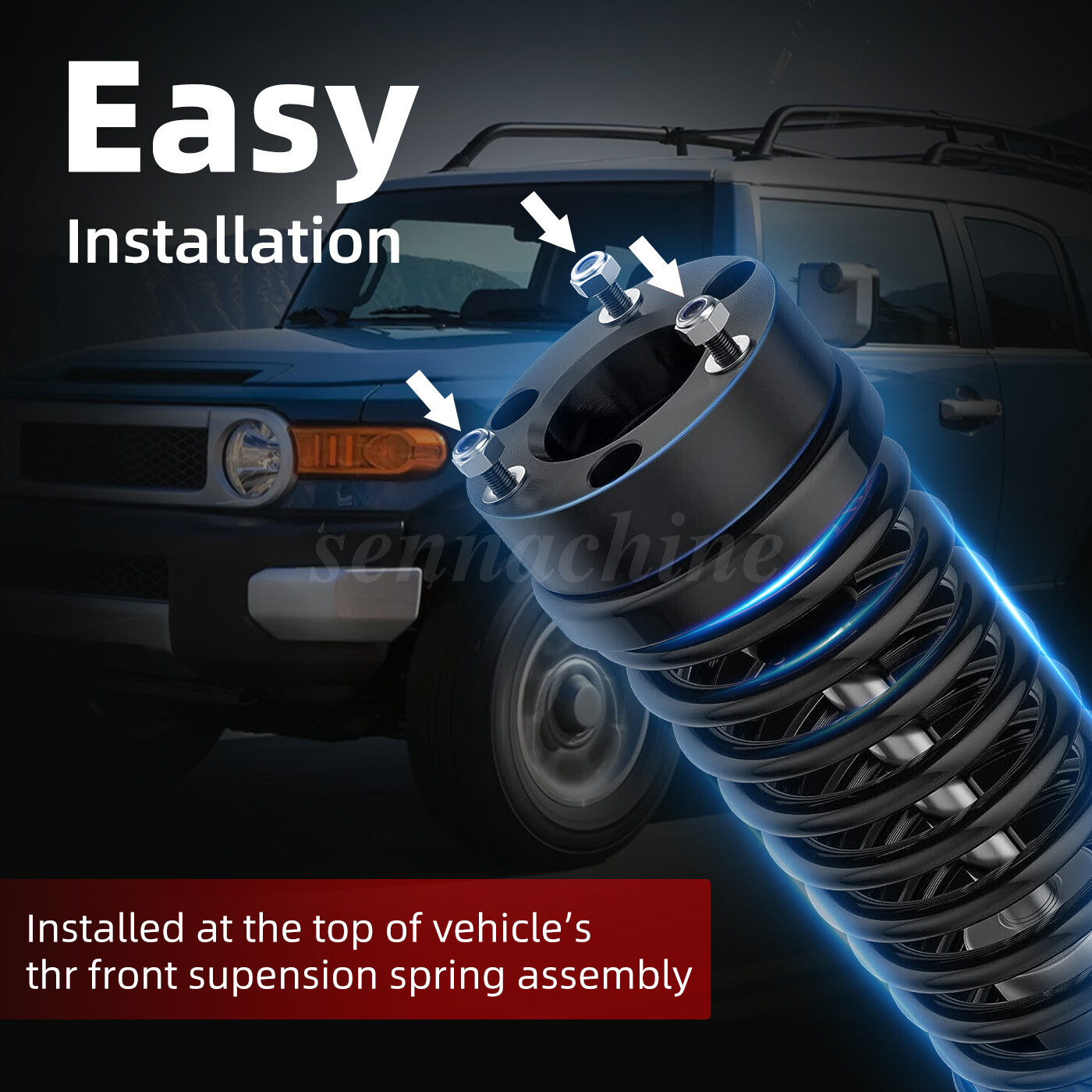 3" Front 2" Rear Full Leveling Lift Kit For 2005-2023 Toyota Tacoma 2WD 4WD 6LUG