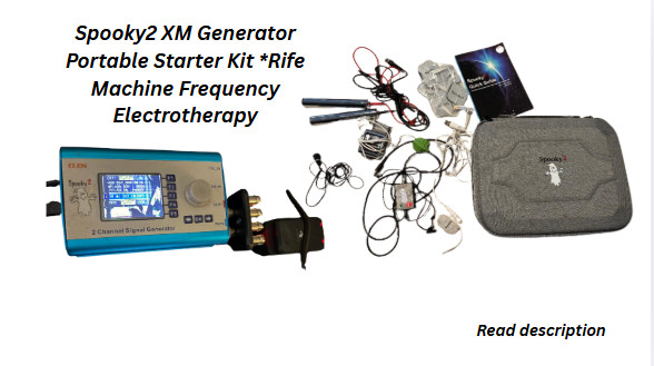 Spooky2 XM Generator Portable Starter Kit *Rife Machine Frequency Electrotherapy