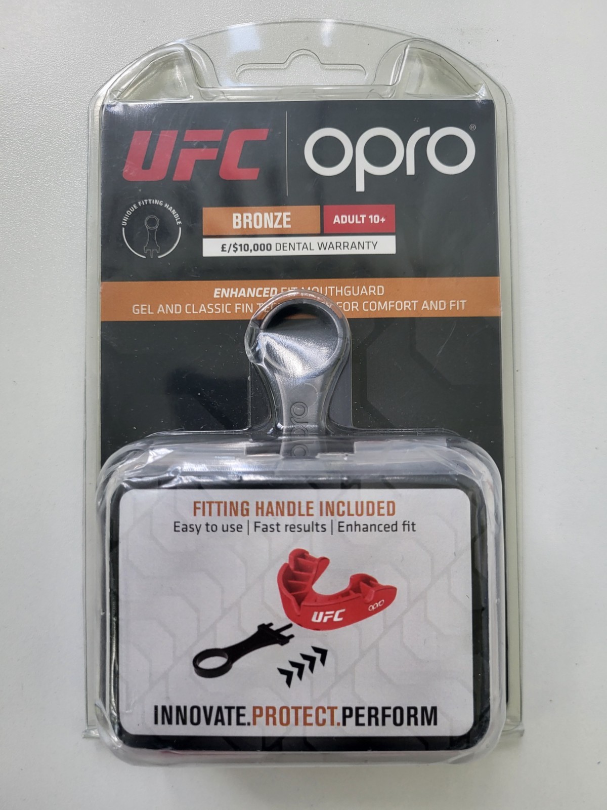 UFC Opro Mouth Guard Bronze level adult 10+ RED Brand NEW
