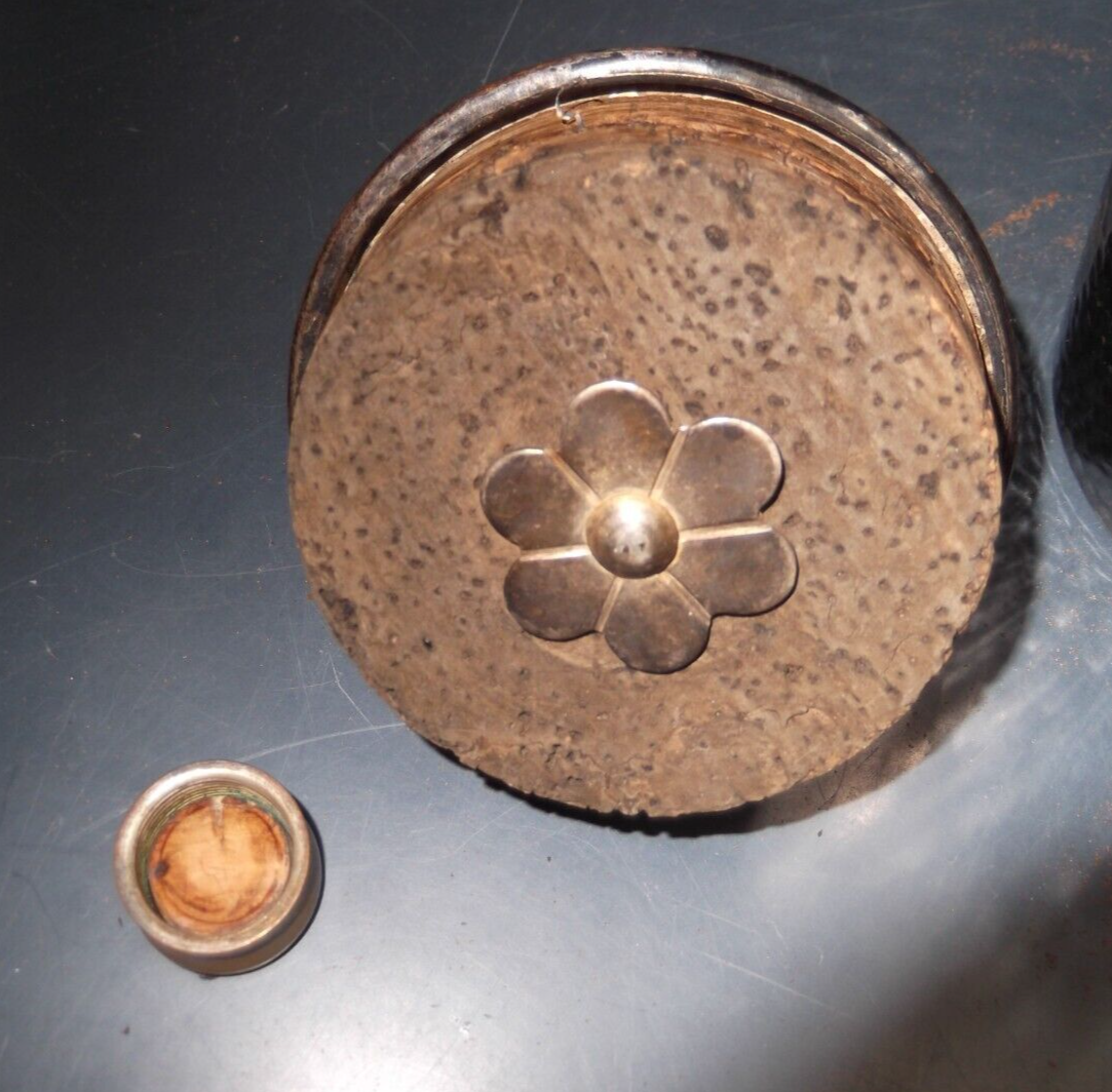 ANTIQUE 1920's COCKTAIL SHAKER NICKEL SILVER SILVERPLATED 580-66 QT SIZED 9.5"T