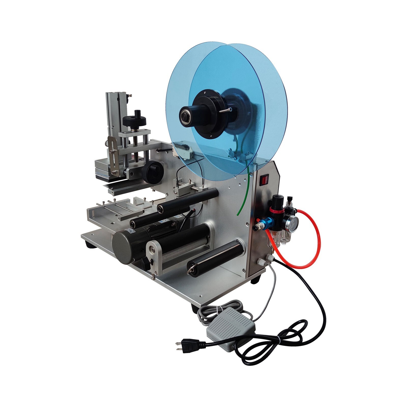 Semi-Auto Plane Labeling Machine Flat Surface Labeler Label Applicator Machine