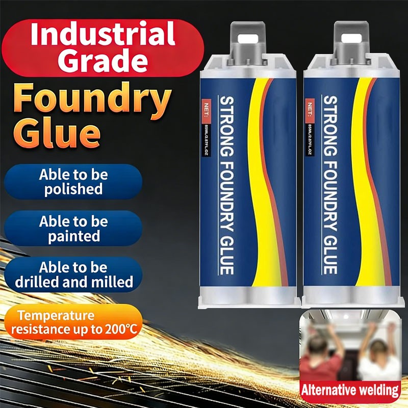 Strong Foundry Glue, High Temperature Resistant Casting Repair,Metal Repair Glue