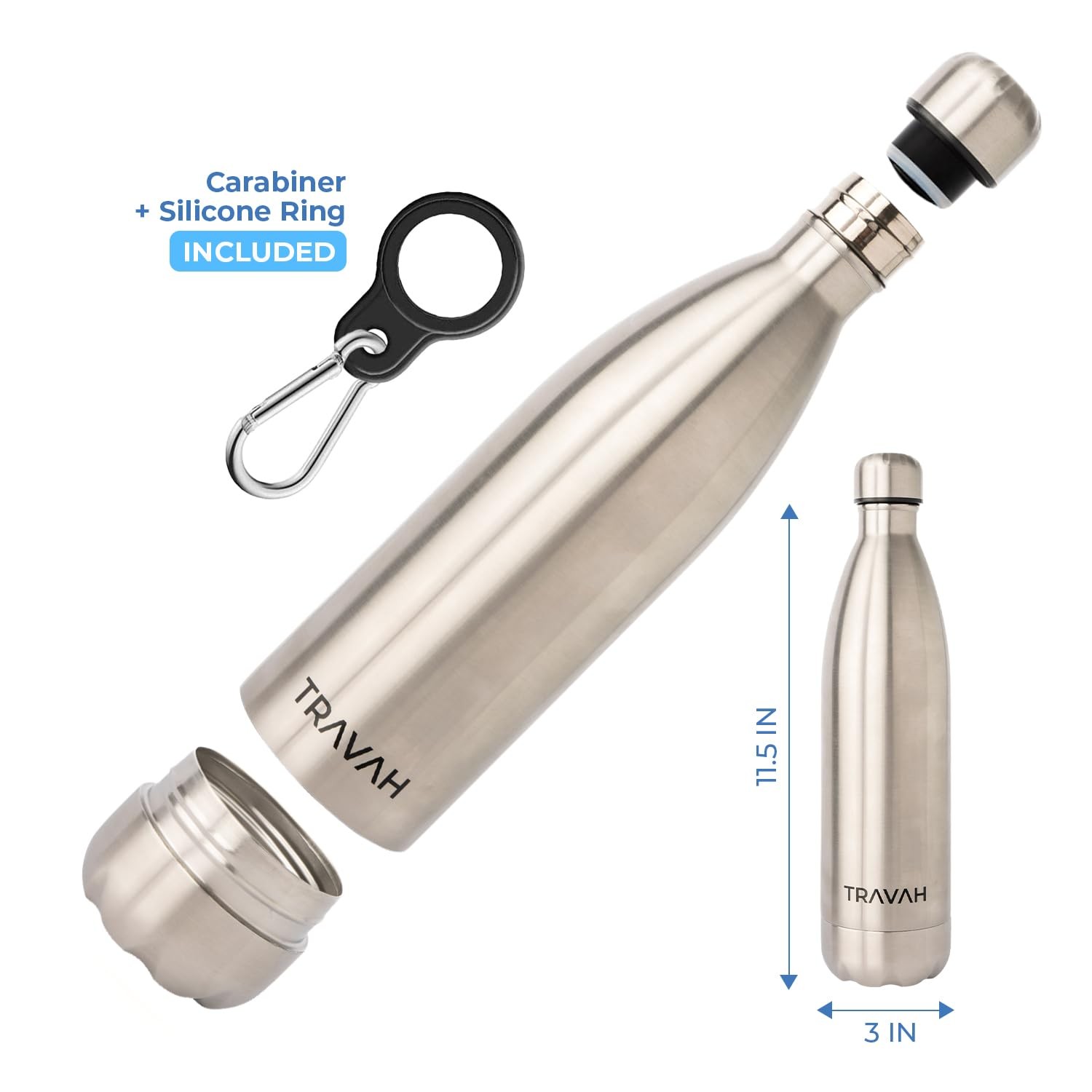 Diversion Safe Water Bottle Can Hidden Bottom for Valuables 17ounce Liquid