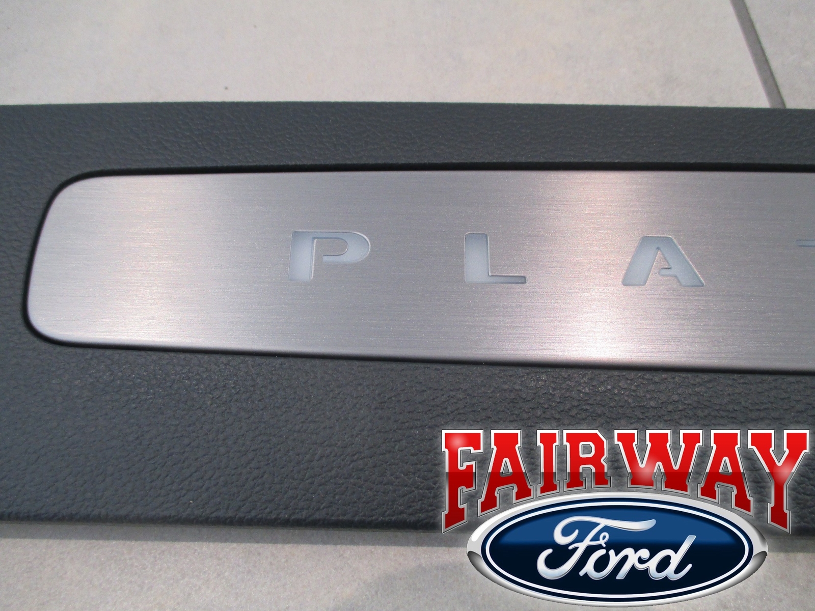 17 thru 22 Super Duty Illuminated PLATINUM Door Sill Plate Set CREW CAB ONLY