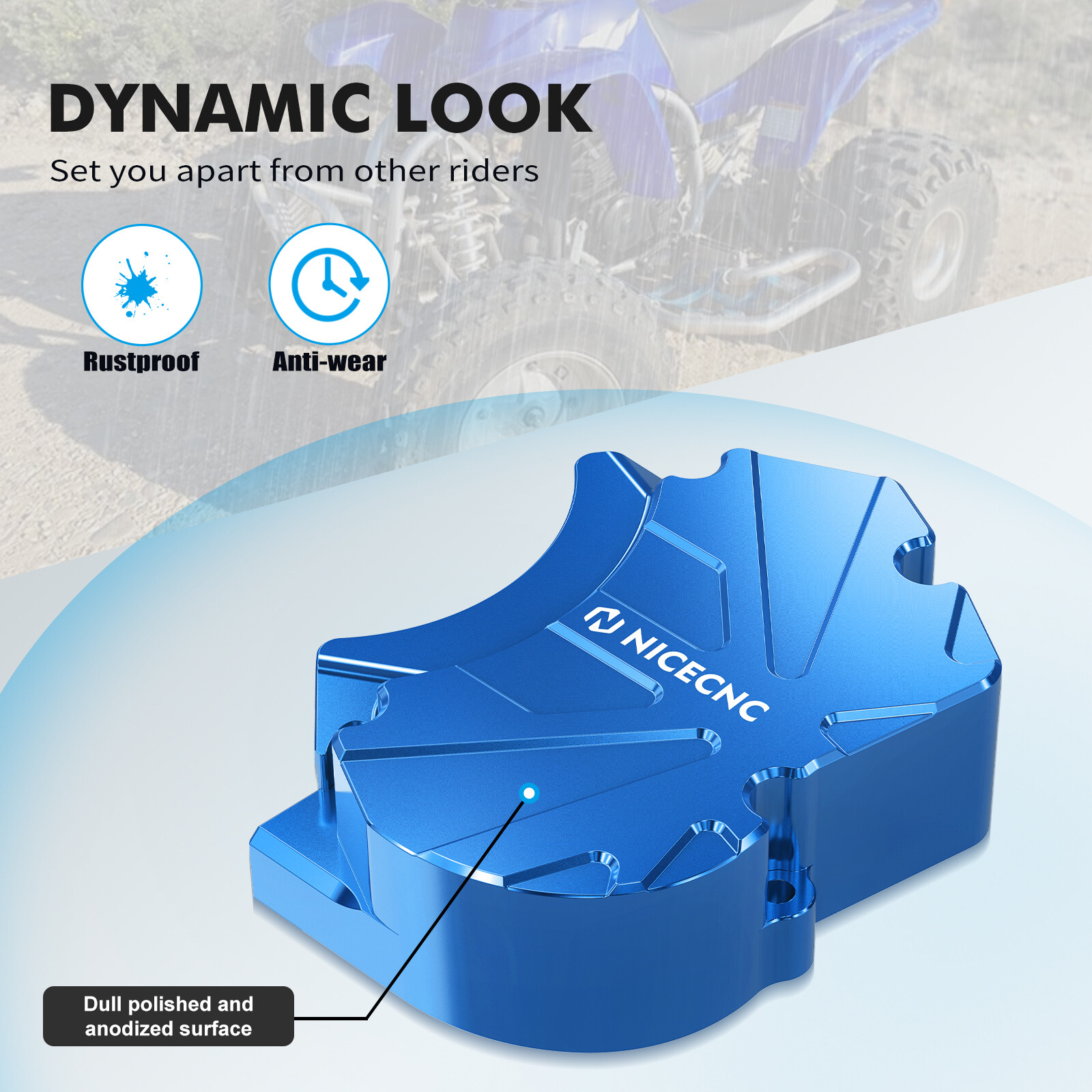 NICECNC Oil Pump Cover Guard Aluminum For Yamaha Blaster 200 YFS200 1988-2006