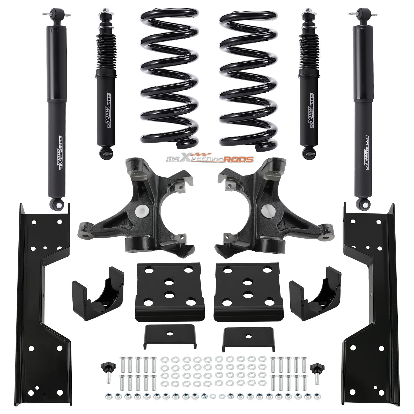 4/6" Drop Suspension Kit For Chevy Silverado Gmc Sierra C1500 1988-98 V8