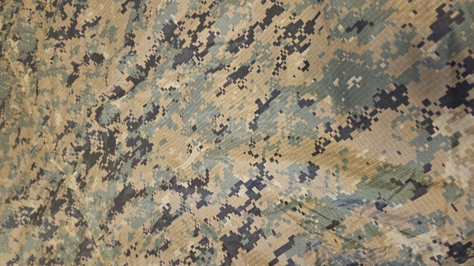 Tarp Military tarpaulin Shelter USMC MARPAT Woodland Camo Reversible USGI