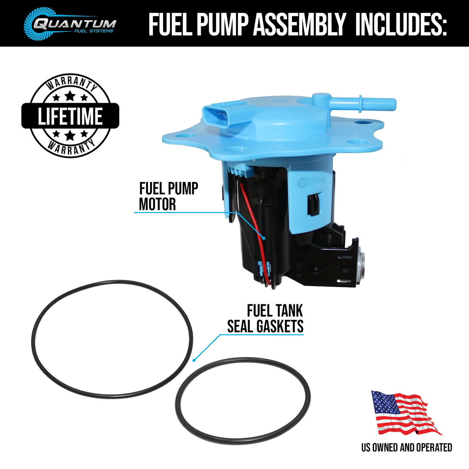 QFS Fuel Pump Module Assembly for 2009-2025 Honda CRF250/450 R/RX16700-MEN-A52