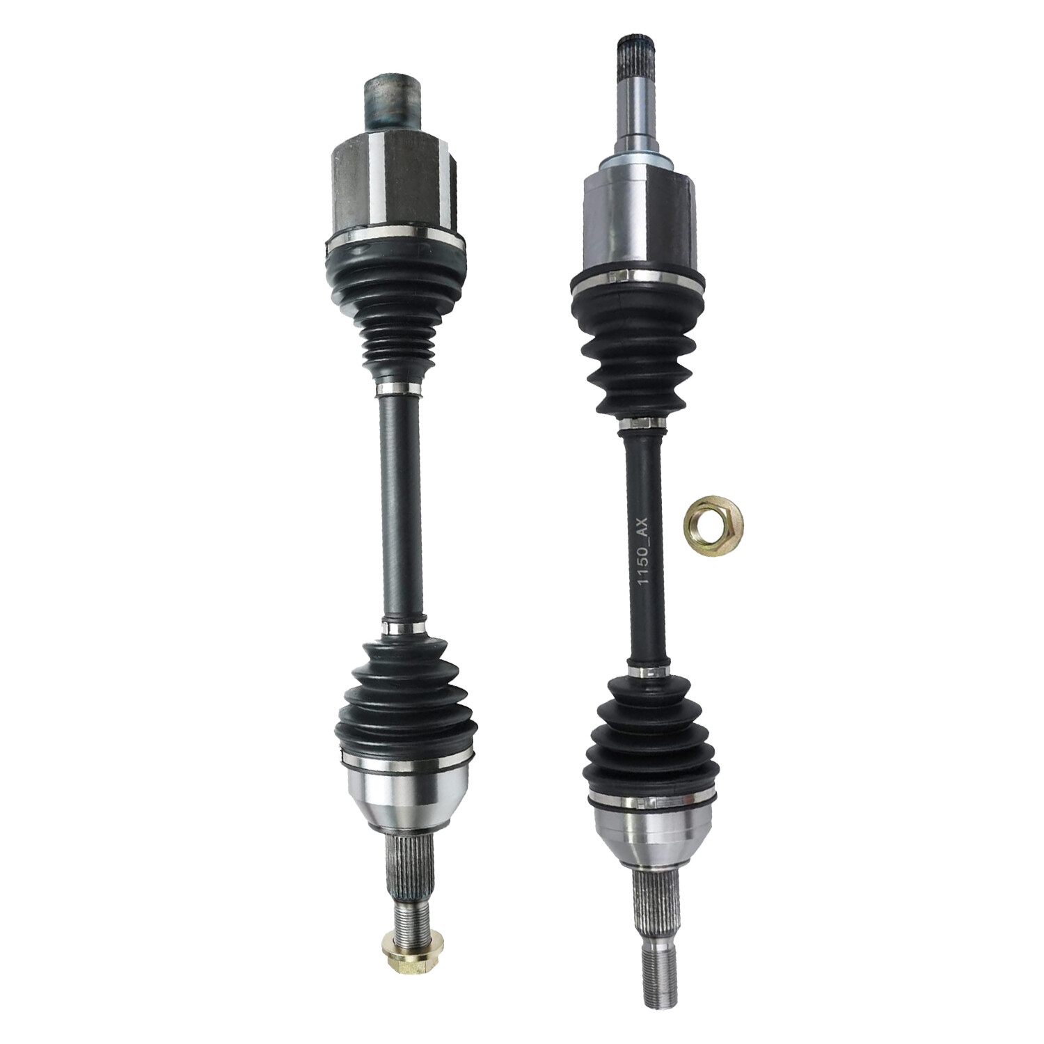 Both (2) Front CV Axle Shaft Assembly Set For 2007 2008 2009 2010 Saturn Outlook