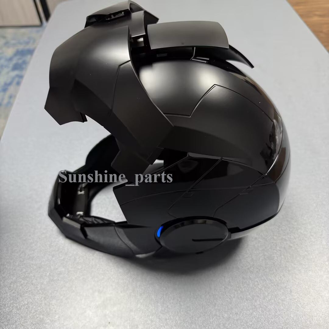 2025 Autoking Iron Man Black MK5 Helmet Electronic Wearable Voice-control Mask