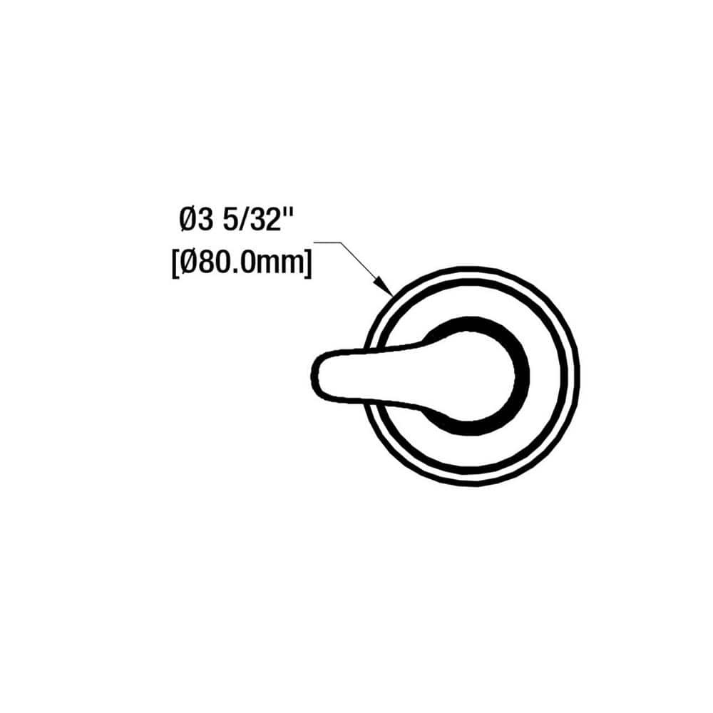 Glacier Bay Aragon 3 Handle 1-Spray Tub and Shower Faucet 1.8 GPM Chrome + Valve