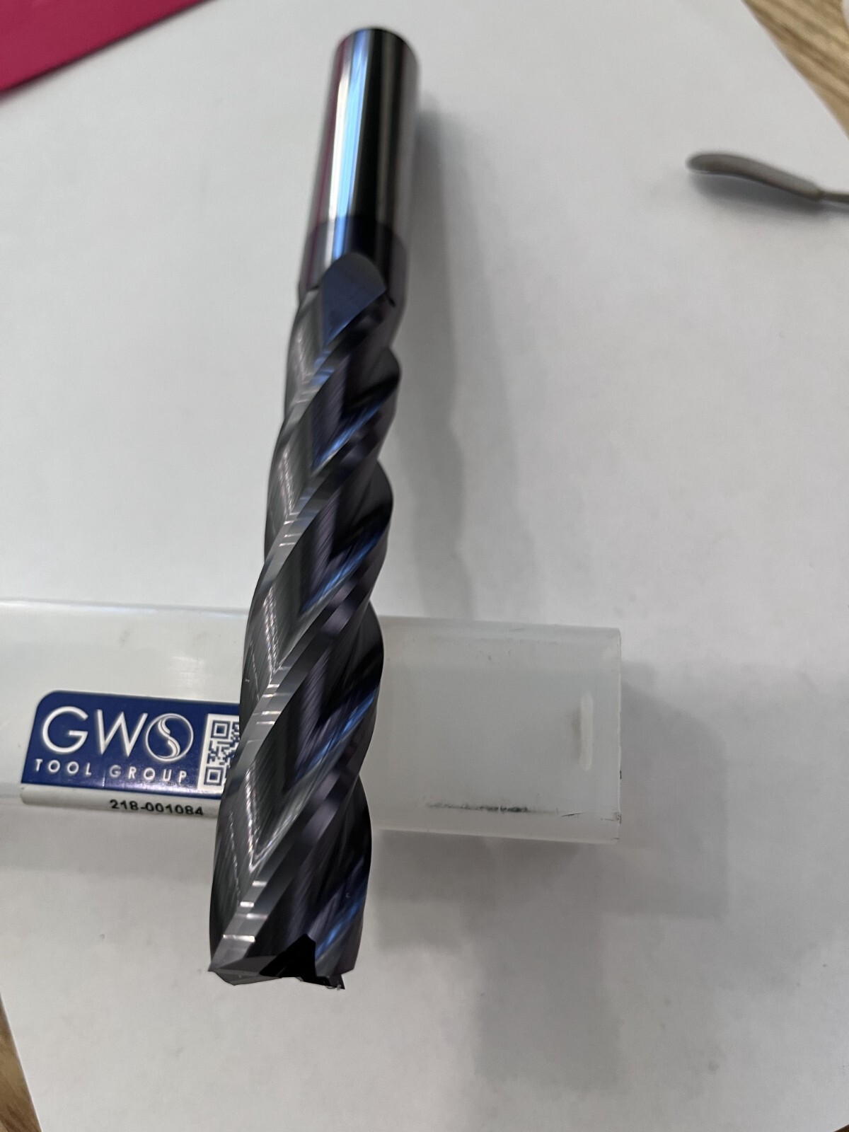 GWS 3/4 Dia, 4 LOC, 7 OAL, 4-Flt, Carbide Square End Mill- Single End