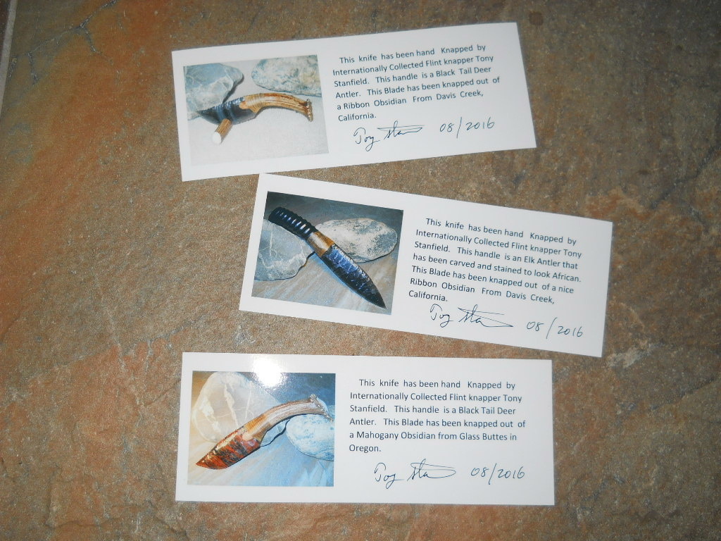 Tiger Stripe Mahogany Obsidian Paleo Blade Flint Knapping Black Powder