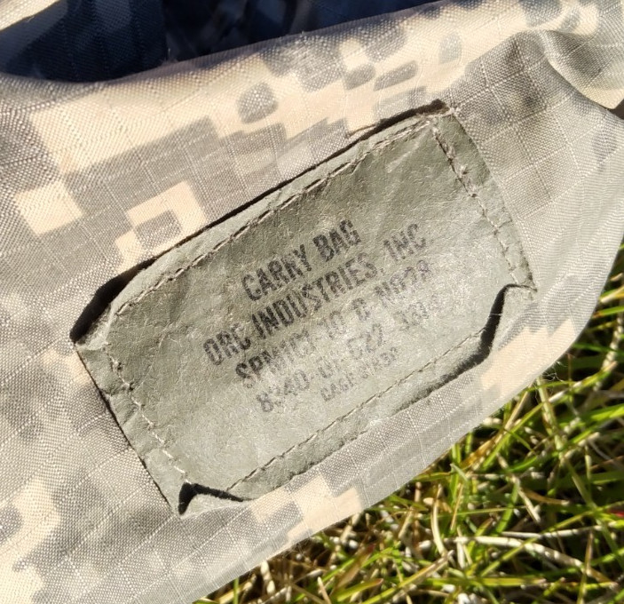 USGI Improved Combat Shelter ICS ORC ACU 1-Person Tent Used