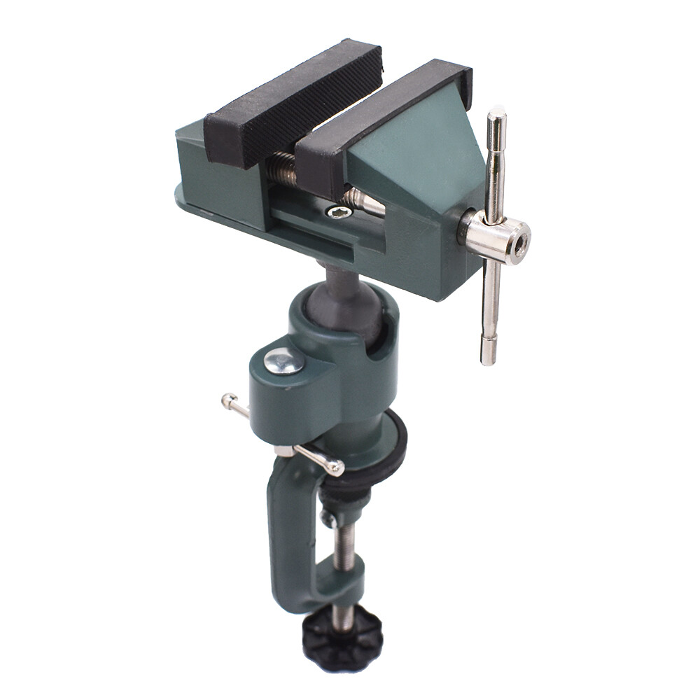 BENCH VISE SWIVEL 3" TABLETOP CLAMP VICE TILTS ROTATES 360 UNIVERSAL WORK HOBBY