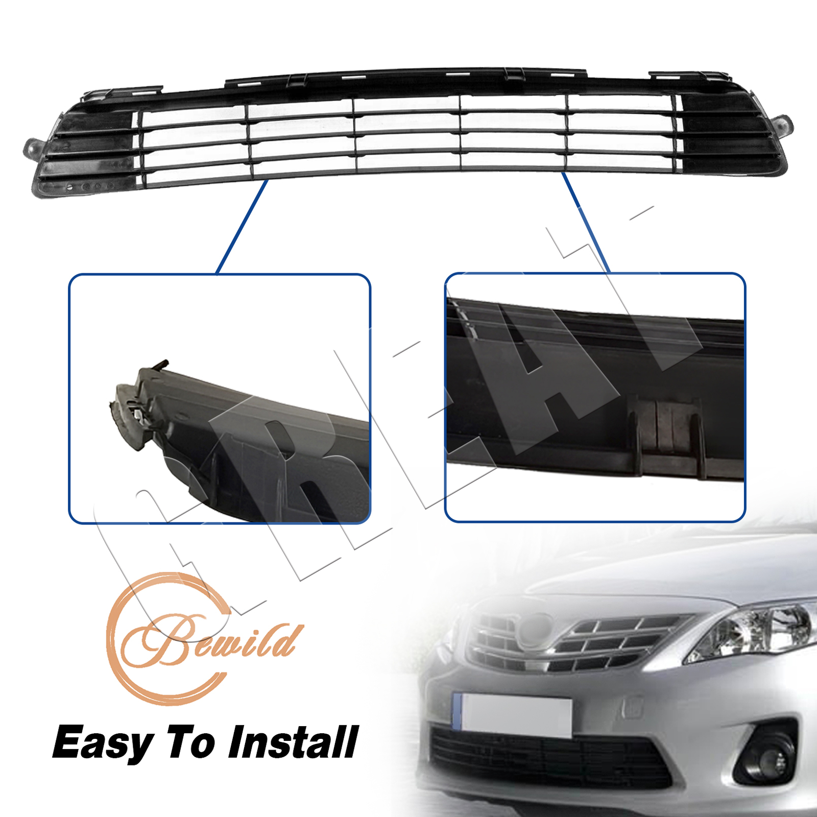 Front Bumper Lower Grille For Toyota Corolla 2011 2012 2013 TO1036125 5311202280