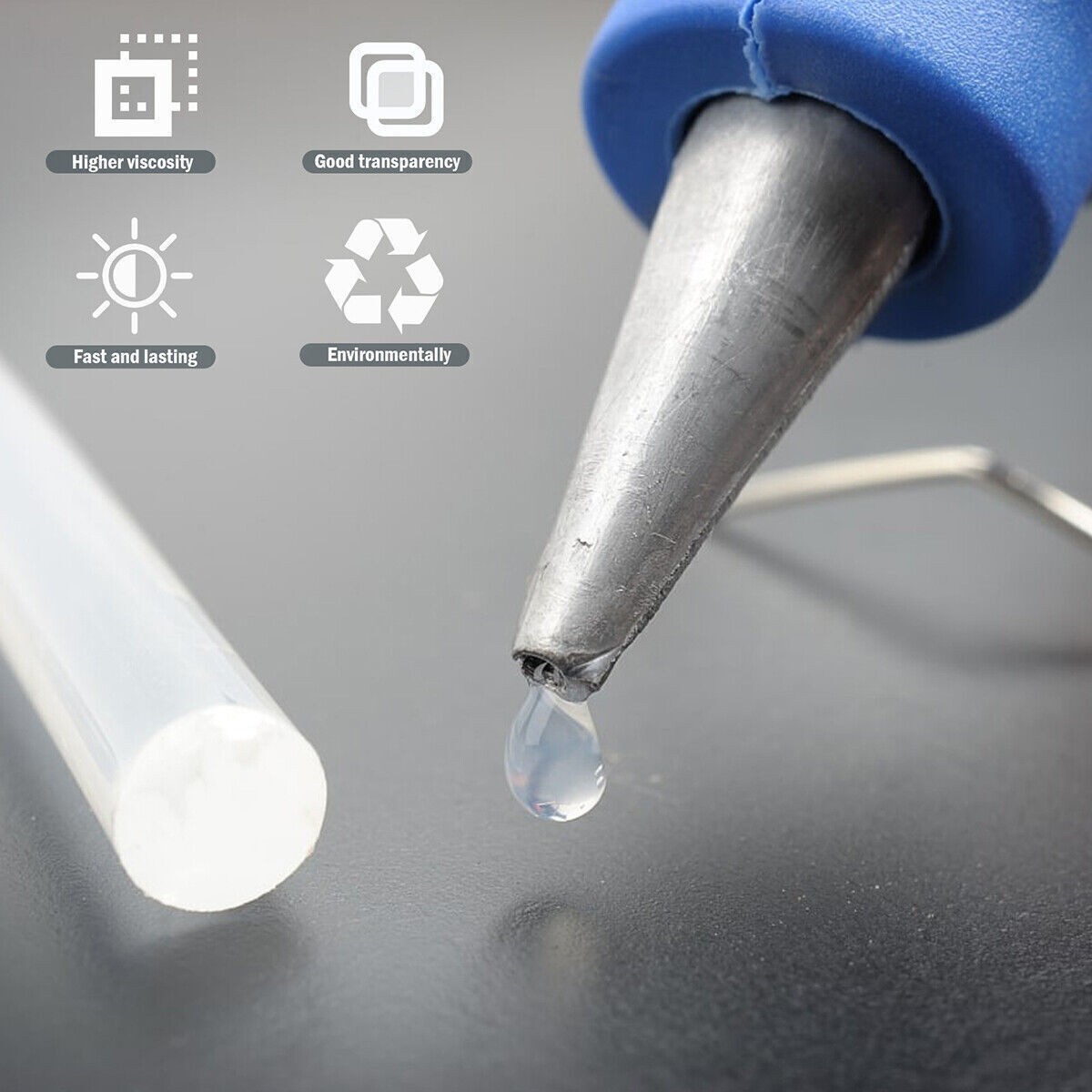 20W Hot Melt Glue Gun with 7mm Glue Stick Mini Electric Heat Repair Tools DIY