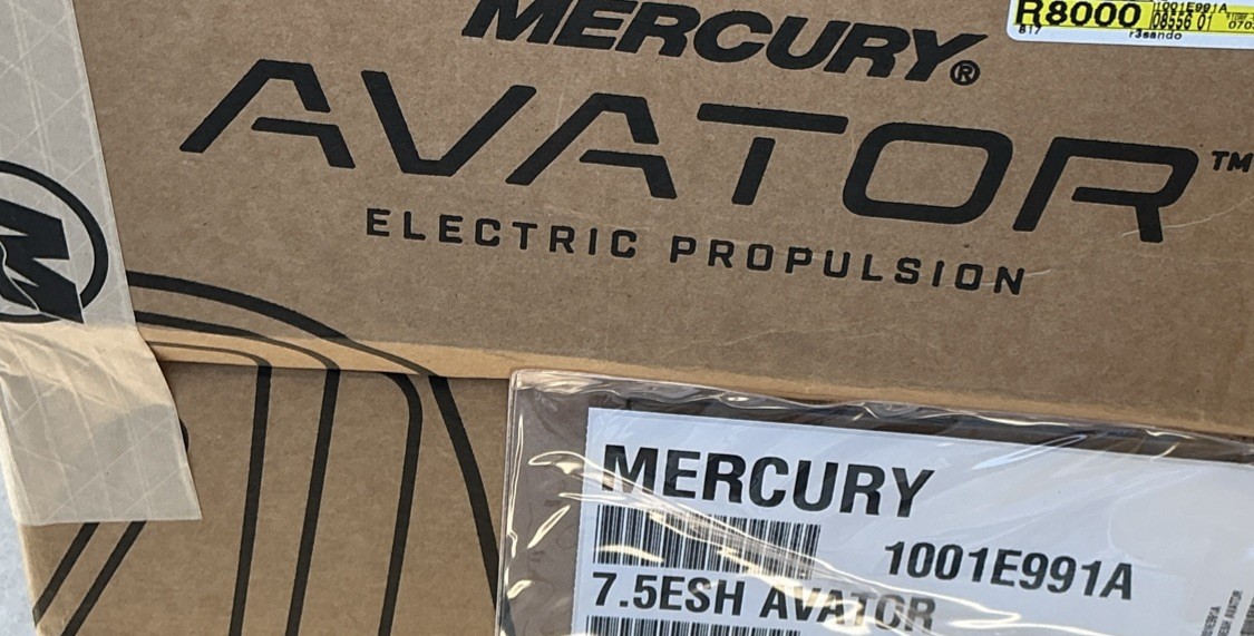 Mercury Avator 7.5e Electric Outboard Motor Kit, 15" Shaft