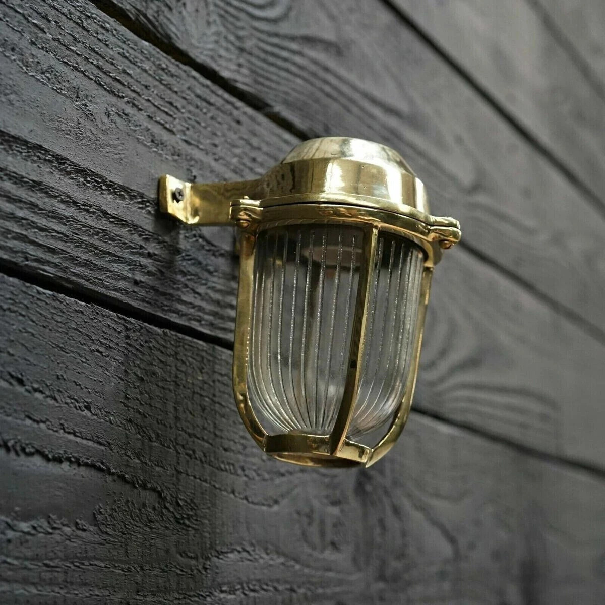 Nautical Maritime Style Marine Antique Brass Wall Mount Indoor Outdoor Light