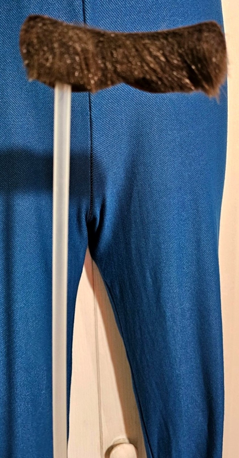 Luigi Costume Girls 10-12 Mustache Stick Gloves Hat Jumpsuit Super Mario Cute