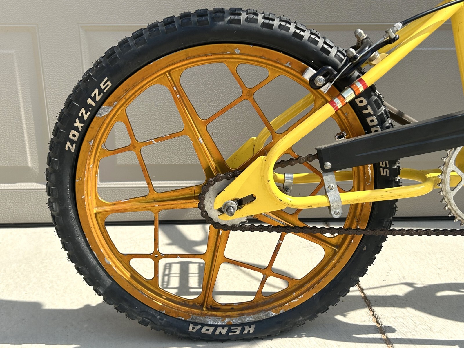 Old School BMX 1979 JAG Complete w/ OG Paint & Decals + Real Gold Motomags LOOK@