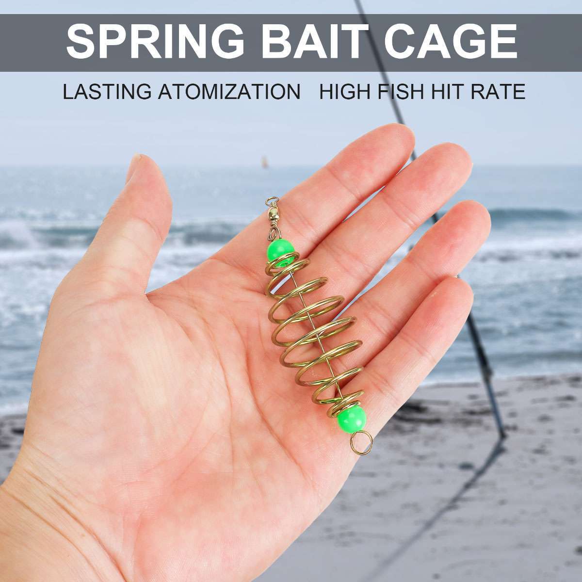 Spring Carp Feeder Spring Fishing Feeder Bait Carp Fishing Baits Hook Kits 24Pcs