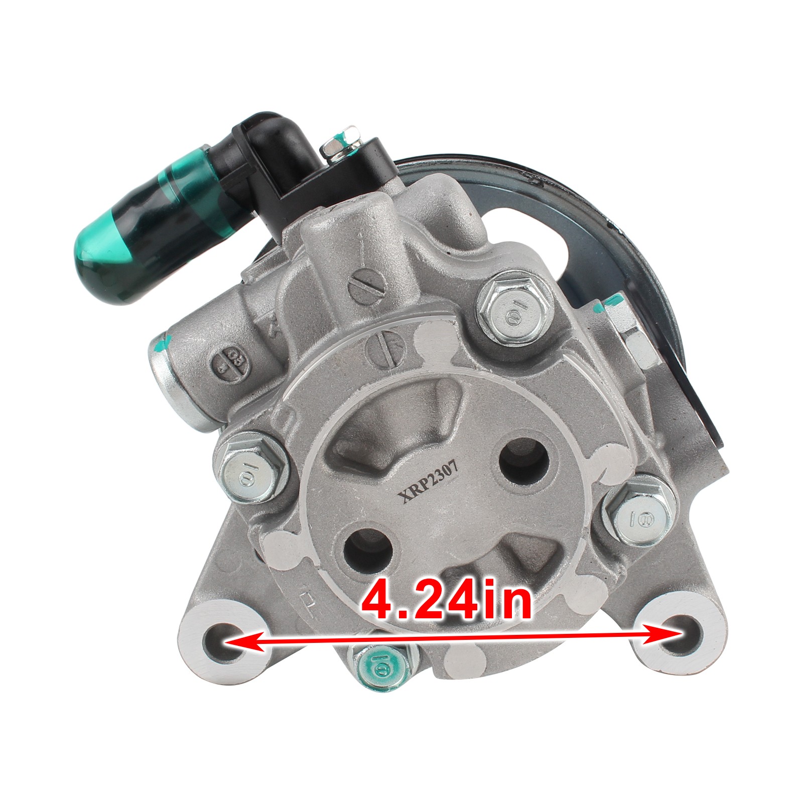 Power Steering Pump with Pulley For 2003 2004 2005 2006 2007 Honda Accord 2.4L