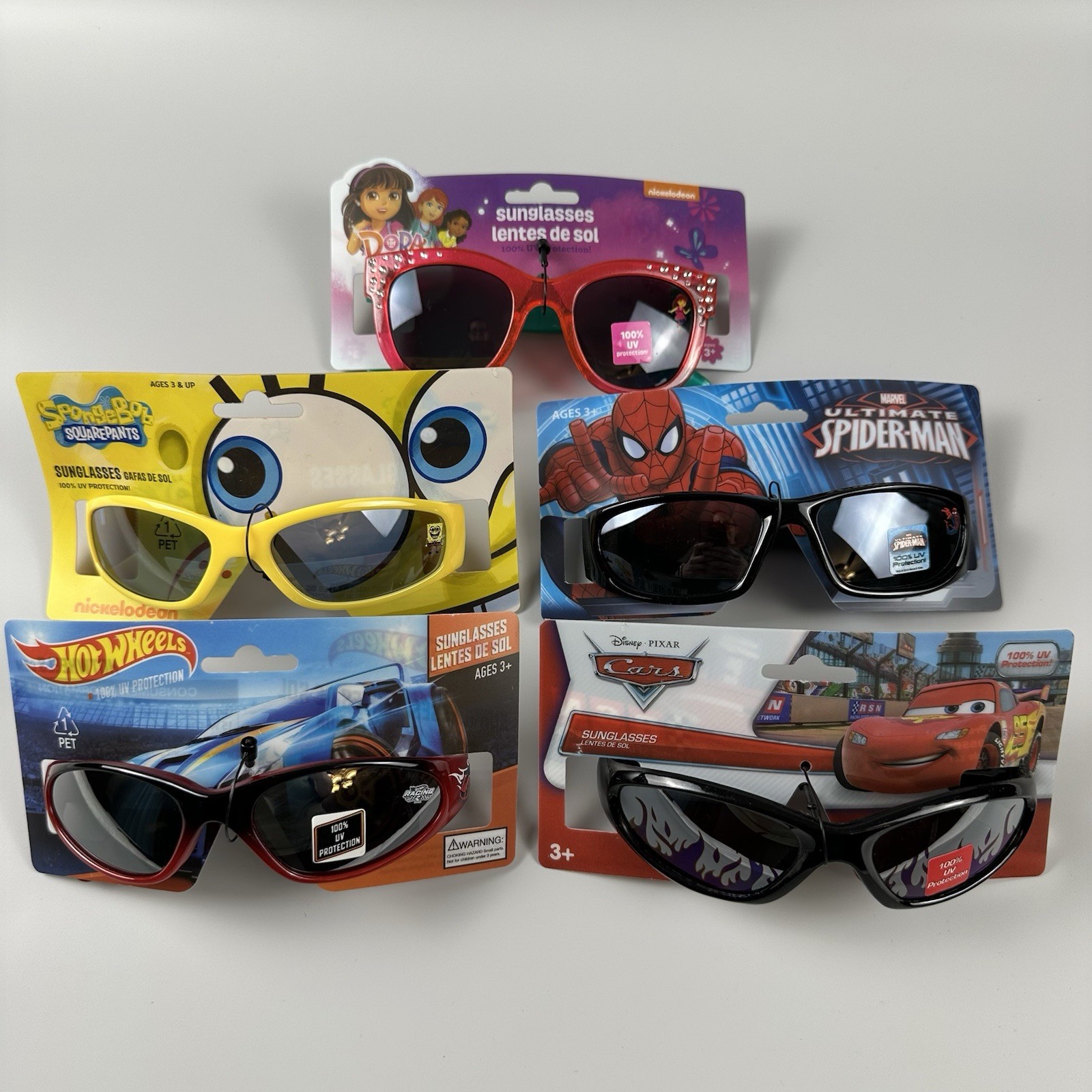 Character Kid’s Sunglasses, Boy’s & Girl’s, Various Styles