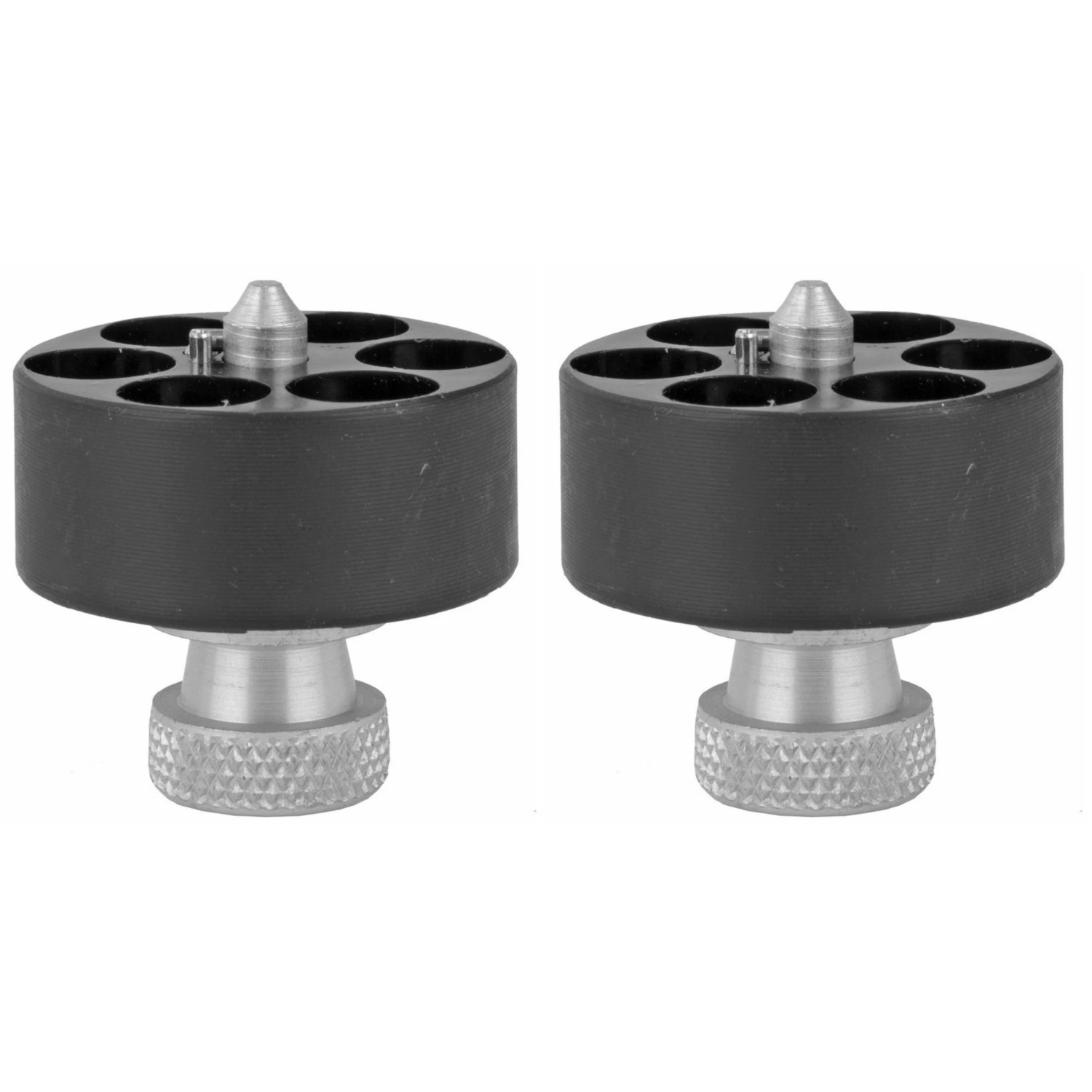 HKS PY-A Speedloader for Colt Python 6 Shot .38 Special/.357 Mag Black 2 Pack