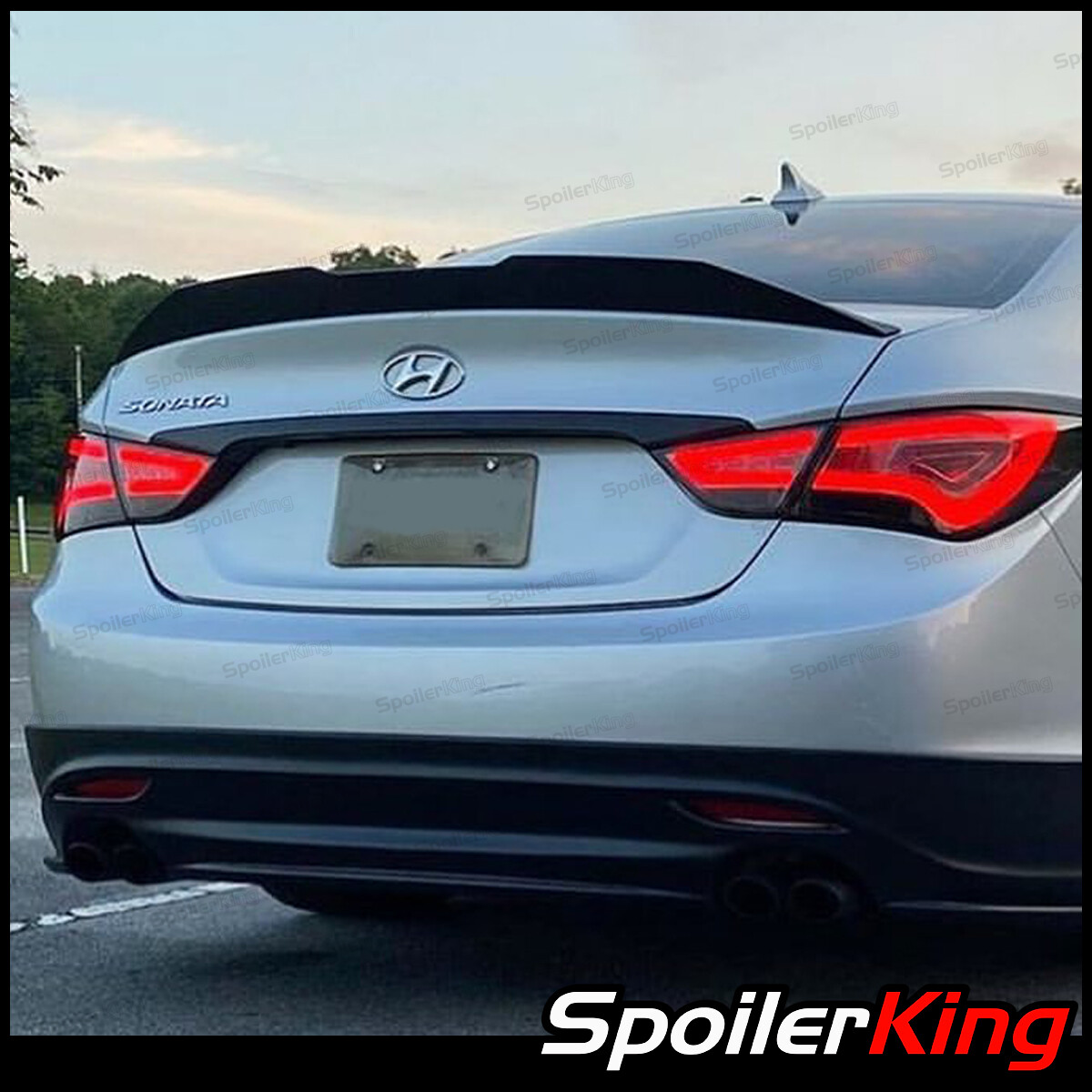 SpoilerKing 380VC Universal 30"- 55" Custom Rear Polyurethane Trunk Spoiler Wing