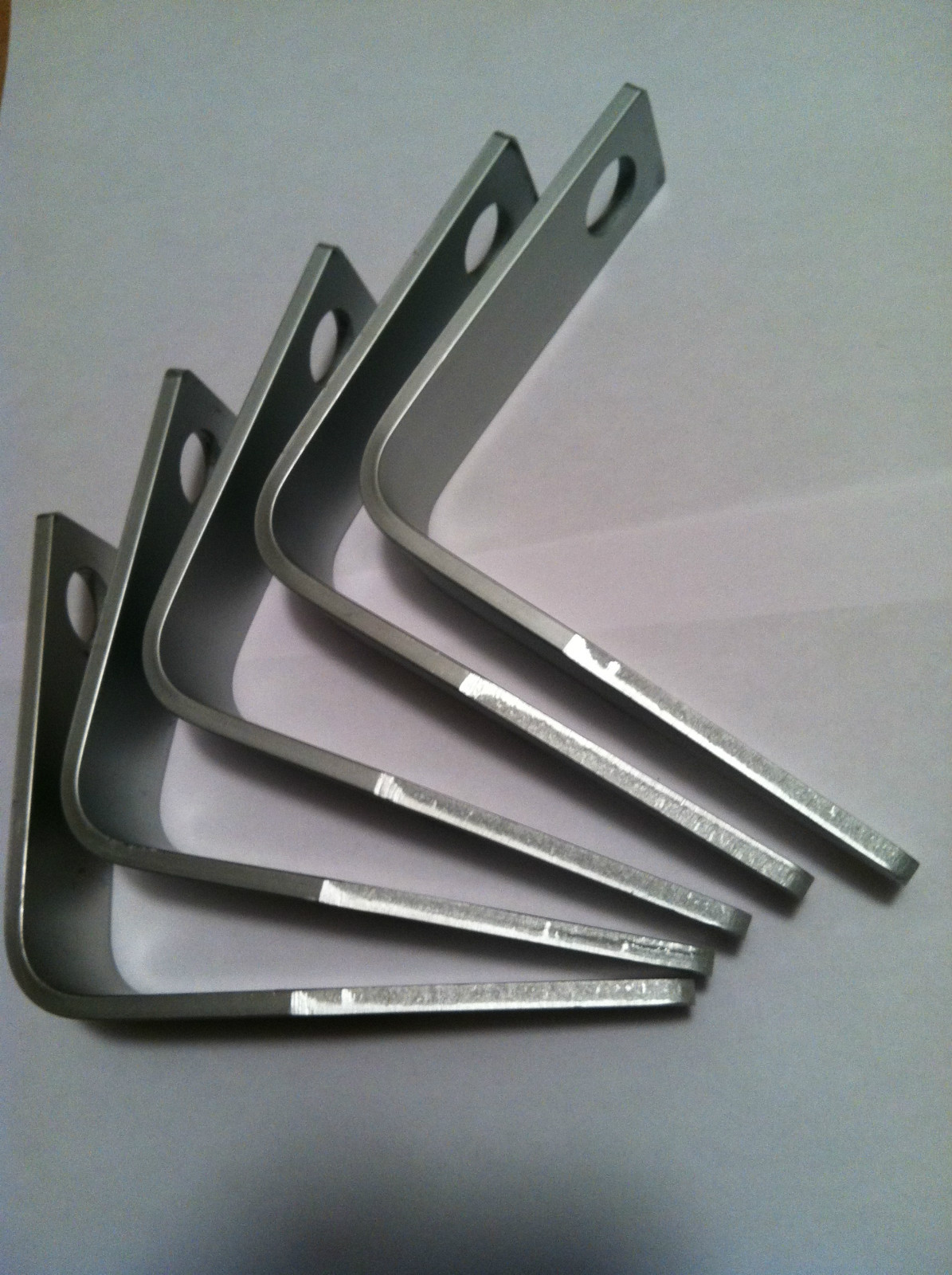 Aluminum nail gun hook rafter hanger 5 pack w/ 3/8 hole Hitachi NV90 NV83