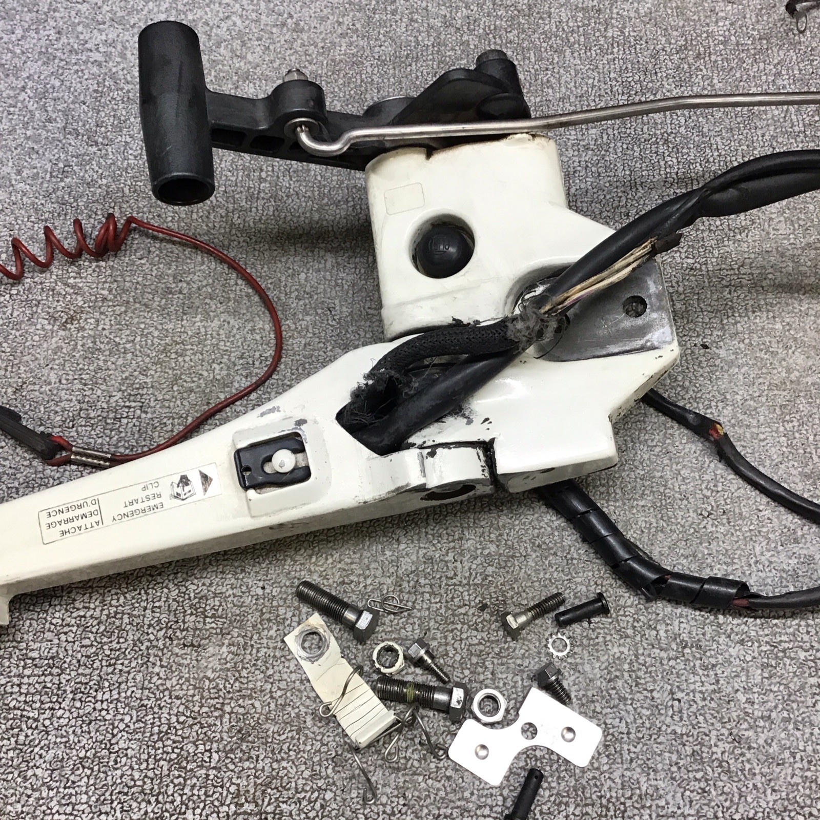 40-50hp Johnson Outboard Tiller Steering Handle Kit Assembly freshwater 0434102