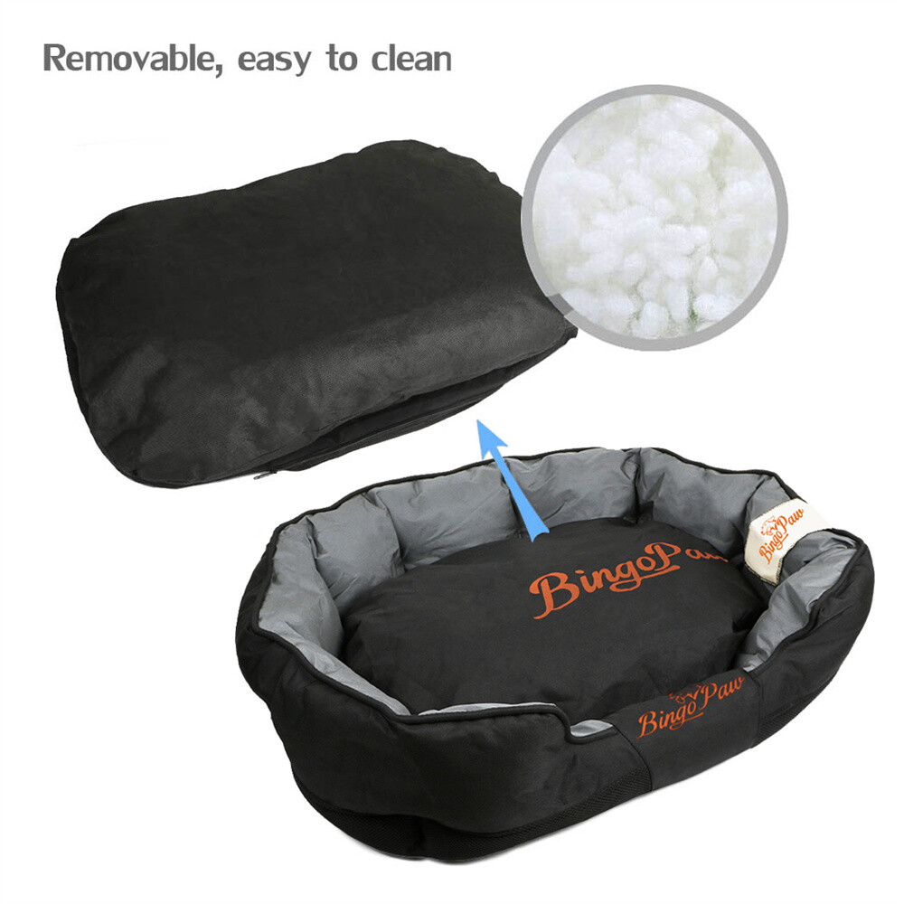 XL Large Dog Bed Waterproof Sofa Dog Pet Bolsters Removable Cushion Anti-scratch