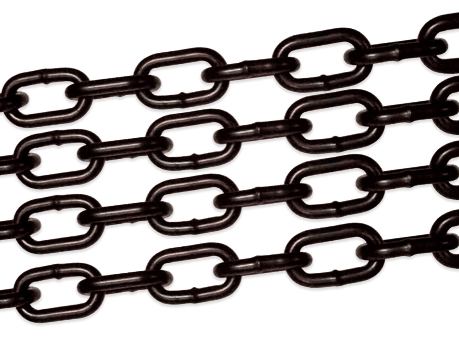 3/16" X 20' GRADE 30 Black Proof Coil Powder Coated Safety Chain Swing Set