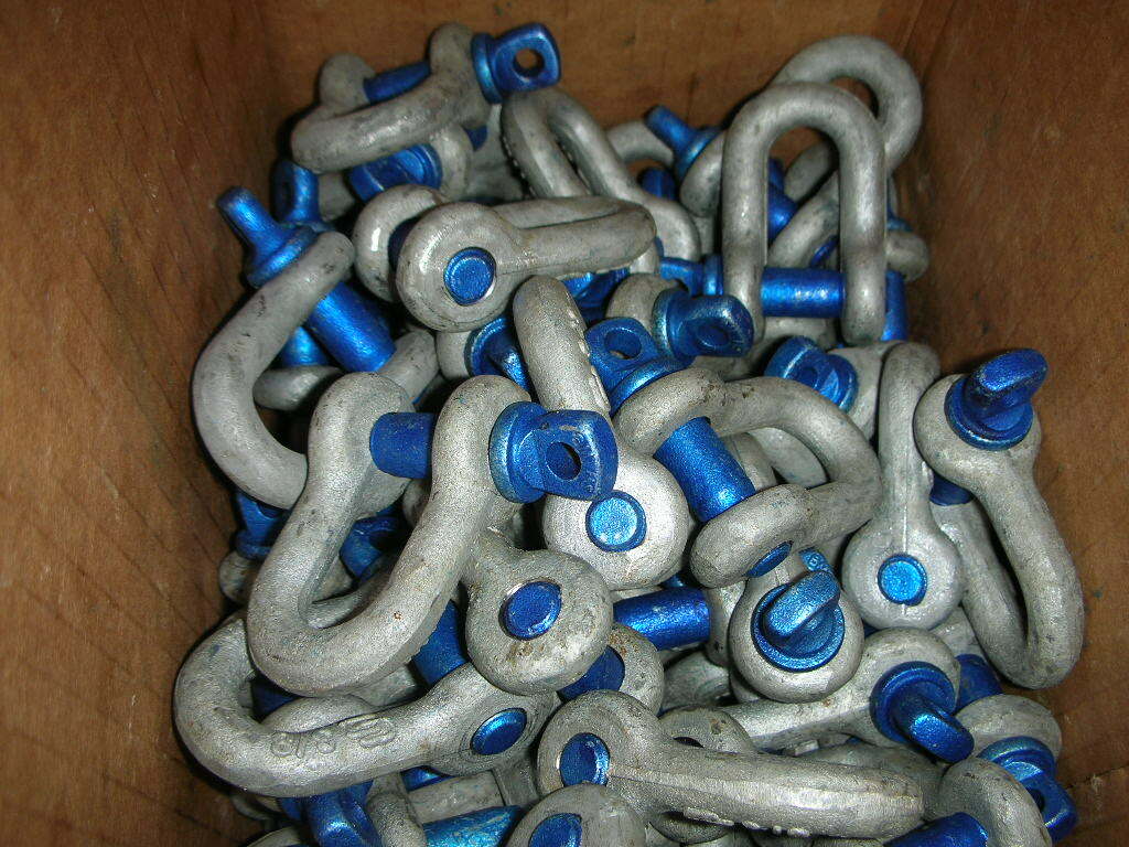 CAMPBELL Chain 5430635 543-0635 3/8In 1T 2000# Chain Shackle Clevis Galv USA!