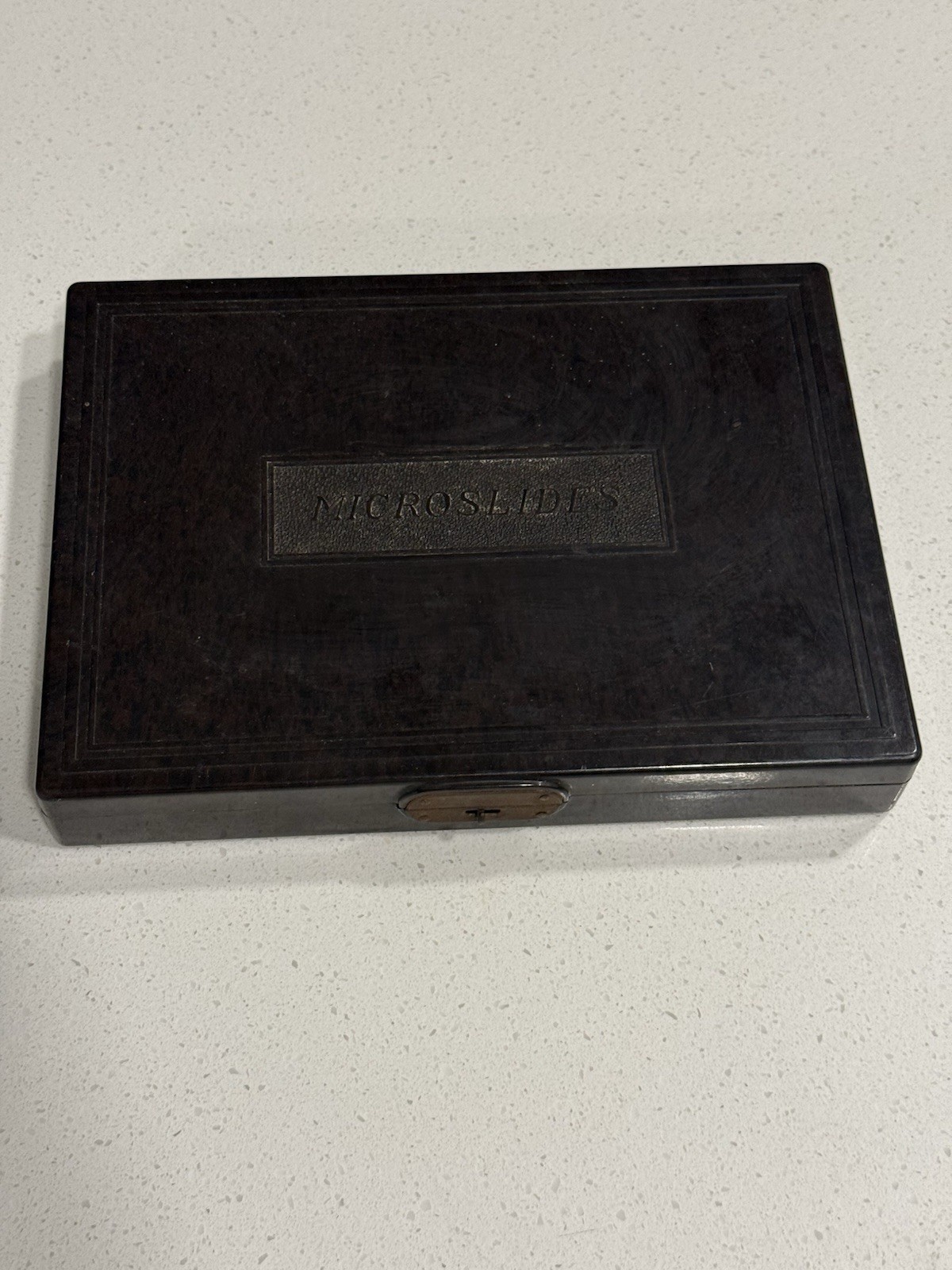Microslides Glass Microscope Slides Scientific Box Vintage Doctor Memorabilia