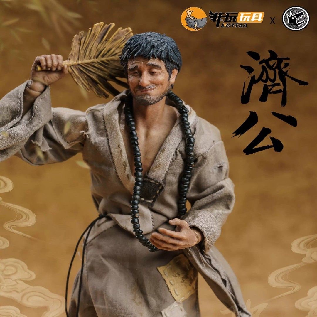 NT-JG: Nottaa Nota Studio Mad Monk (Ji Gong) 1/12 Scale Action Figure