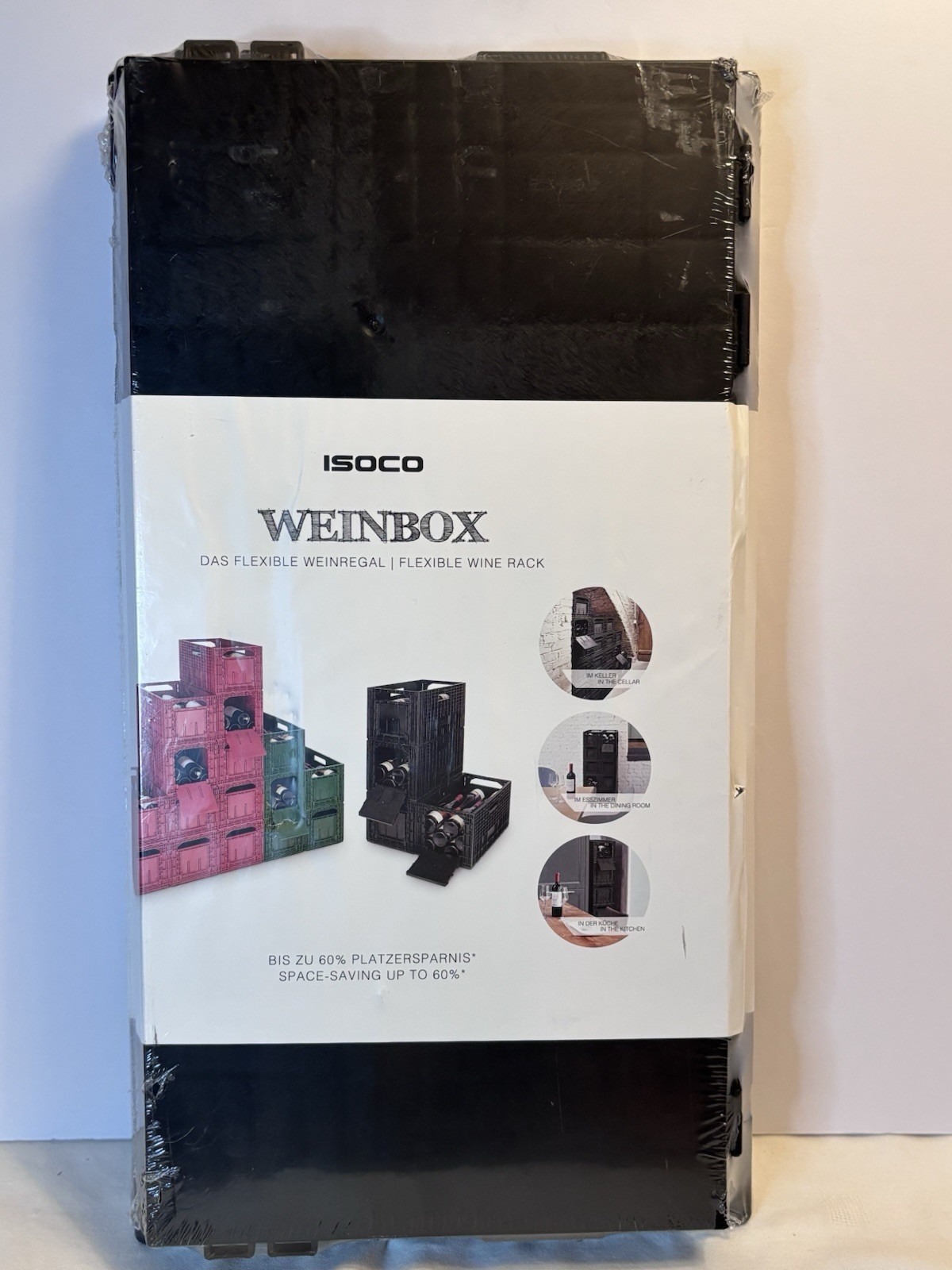 Isoco Weinbox Flexible Plastic Wine Rack Made in Germany