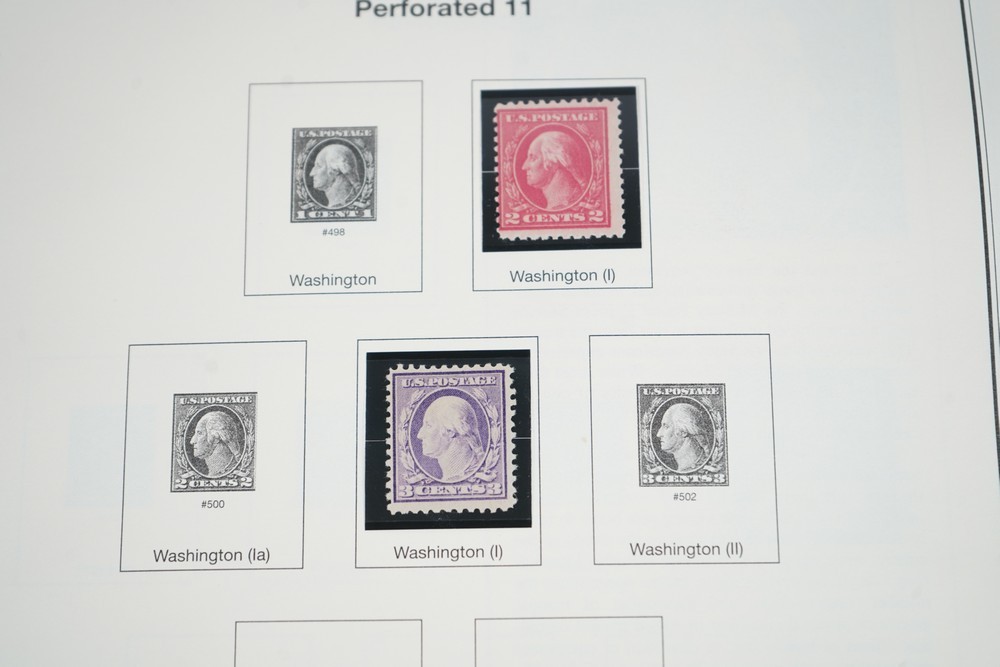 US 1890s-1980s COLLECTION OF 650+ STAMPS MINT & USED STORED IN MYSTIC ALBUM