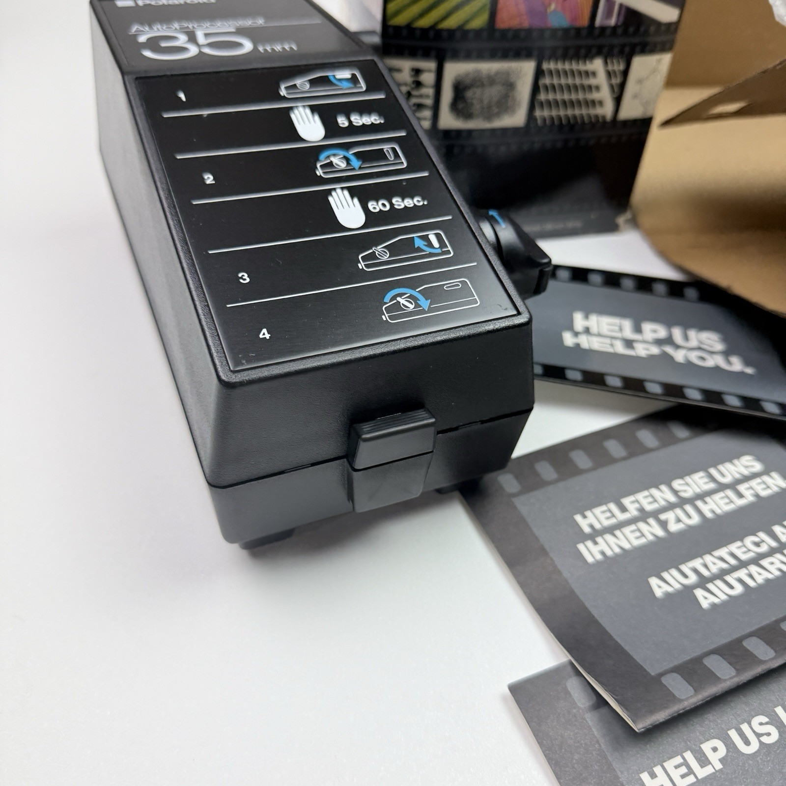 Polaroid 35mm AutoProcessor for Developing Instant 35mm Film W/ Box, Manual