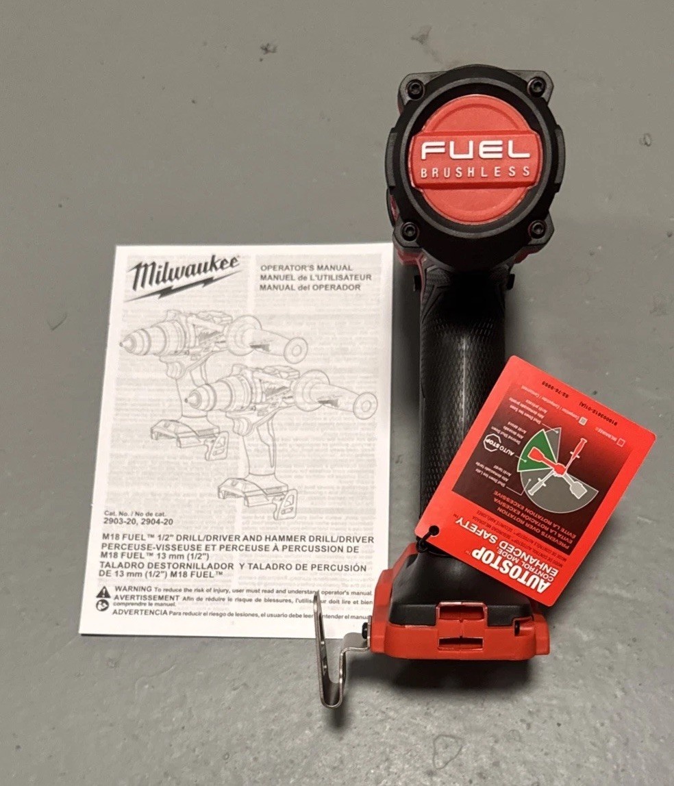 Milwaukee M18 FUEL 2904-20 18V 1/2" Cordless Brushless Hammer Drill (Tool Only)