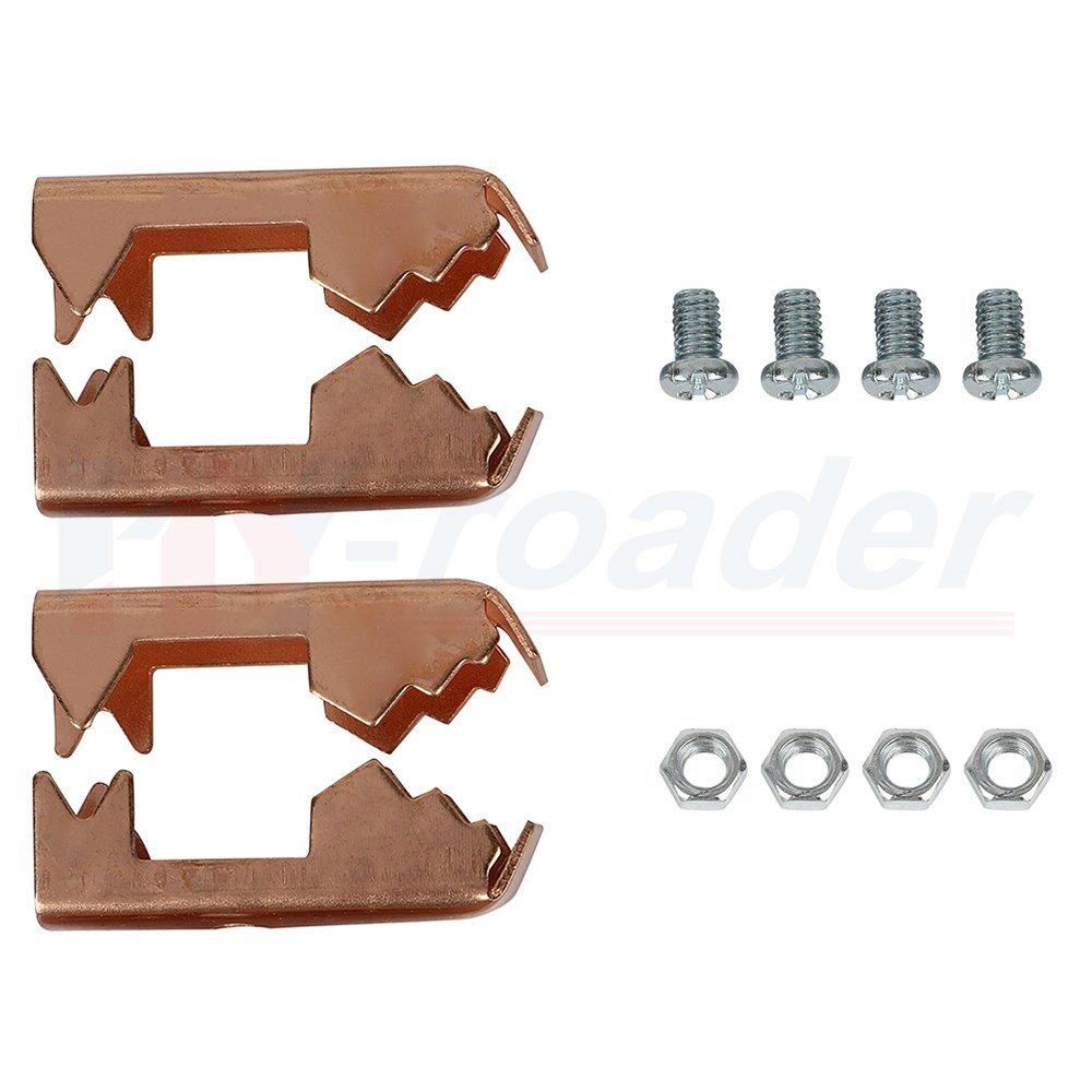 2 Pair Battery Booster Cable Parrot Clamps Heavy Duty 1100AMP Jumper Replacement