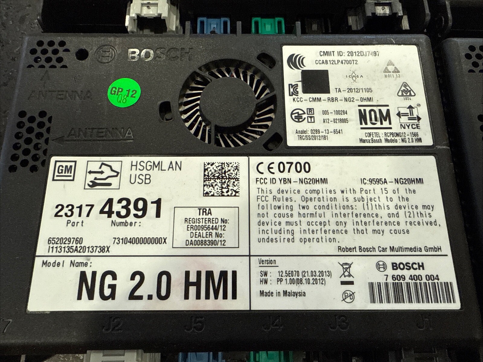 VIN Programming Inc 2014-2015 CHEVY SILVERADO GMC SIERRA Cadillac HMI MODULE